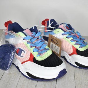 Champion Women's New 93 Eighteen SP Block W Leather White Size 6W